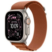 Apple Watch Ultra 3 GPS + Cellular 49mm Natural Tit. Case w. Terra Cotta A. Loop - Large (MF1V4+MFTD4)