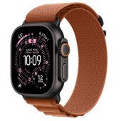 Apple Watch Ultra 3 GPS + Cellular 49mm Black Tit. Case w. Terra Cotta Alpine Loop - Medium (MF254+MG9E4)