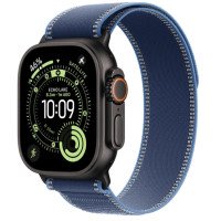 Apple Watch Ultra 3 GPS + Cellular 49mm Black Tit. Case w. Blue/Bright Blue Trail Loop - S/M (MF254+MG9Q4)