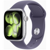 Apple Watch Series 11 GPS + Cellular 42mm Silver Alu. Case w. Purple Fog S. Band - M/L (MF8J4)