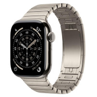 Apple Watch Series 11 GPS + Cellular 42mm Natural Tit. Case w. Natural Link Bracelet (MF9H4+MXMA3)