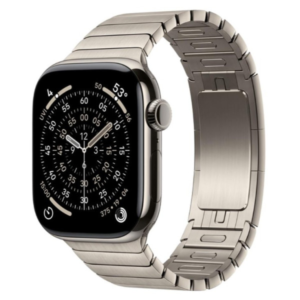 Apple Watch Series 11 GPS + Cellular 42mm Natural Tit. Case w. Natural Link Bracelet (MF9H4+MXMA3) - фото Apple Watch Series 11 GPS + Cellular 42mm Natural Tit. Case w. Natural Link Bracelet (MF9H4+MXMA3)