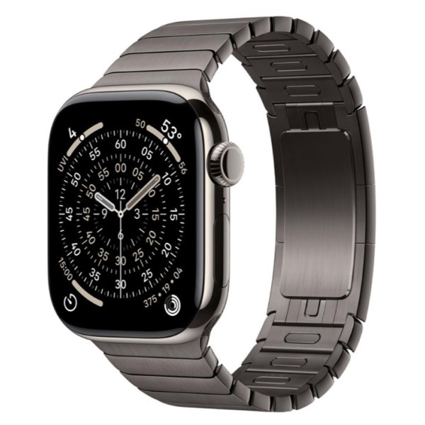 Apple Watch Series 11 GPS + Cellular 42mm Natural Tit. Case w. Slate Link Bracelet (MF9H4+MXMD3) - фото Apple Watch Series 11 GPS + Cellular 42mm Natural Tit. Case w. Slate Link Bracelet (MF9H4+MXMD3)