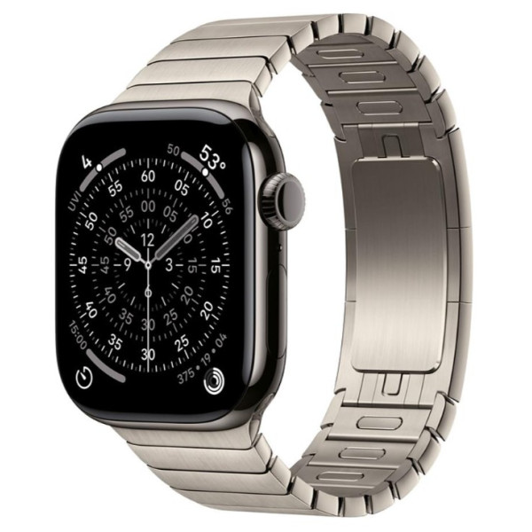 Apple Watch Series 11 GPS + Cellular 42mm Slate Tit. Case w. Natural Link Bracelet (MF9K4+MXMA3) - фото Apple Watch Series 11 GPS + Cellular 42mm Slate Tit. Case w. Natural Link Bracelet (MF9K4+MXMA3)