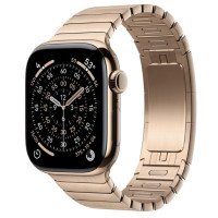 Apple Watch Series 11 GPS + Cellular 42mm Gold Tit. Case w. Gold Link Bracelet (MF9M4+MXMC3)