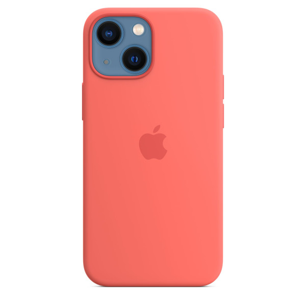 Чехол Накладка для iPhone 13 mini Apple Silicone Case with MagSafe (Pink Pomelo)