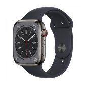Apple Watch Series 8 GPS + Cellular 41mm Graphite S. Steel Case W. Midnight S. Band (MNJJ3)