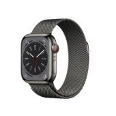 Apple Watch Series 8 GPS + Cellular 41mm Graphite S. Steel Case W. Milanese Loop Graphite (MNJL3/MNJM3)