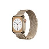 Apple Watch Series 8 GPS + Cellular 45mm Gold S. Steel Case W. Milanese Loop Gold (MNKP3/MNKQ3)