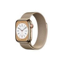 Apple Watch Series 8 GPS + Cellular 45mm Gold S. Steel Case W. Milanese Loop Gold (MNKP3/MNKQ3)