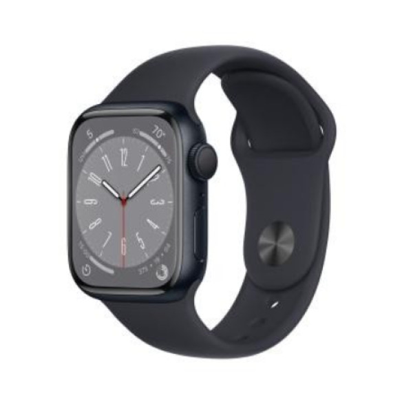 Apple Watch Series 8 GPS 45mm Midnight Aluminum Case w. Midnight Sport Band (MNP13) - фото Apple Watch Series 8 GPS 45mm Midnight Aluminum Case w. Midnight Sport Band (MNP13)