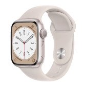 Apple Watch Series 8 GPS 45mm Starlight Aluminum Case with Starlight Sport Band (MNP23)