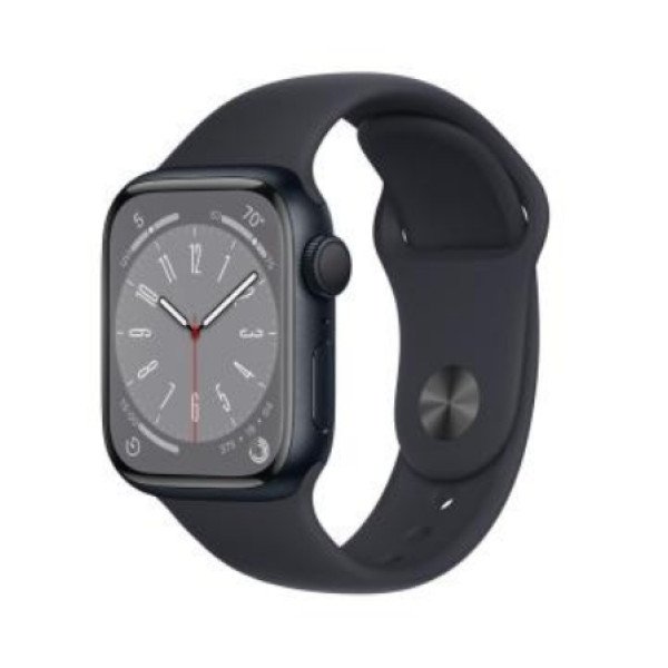 Apple Watch Series 8 GPS 41mm Midnight Aluminum Case w. Midnight Sport Band (MNP53) - фото Apple Watch Series 8 GPS 41mm Midnight Aluminum Case w. Midnight Sport Band (MNP53)