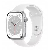 Apple Watch Series 8 GPS 41mm Silver Aluminum Case with White S. Band (MP6K3)
