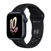 Apple Watch Nike Series 8 GPS 41mm Midnight Aluminum Case w. Black/Black Nike S. Band (MPGN3)