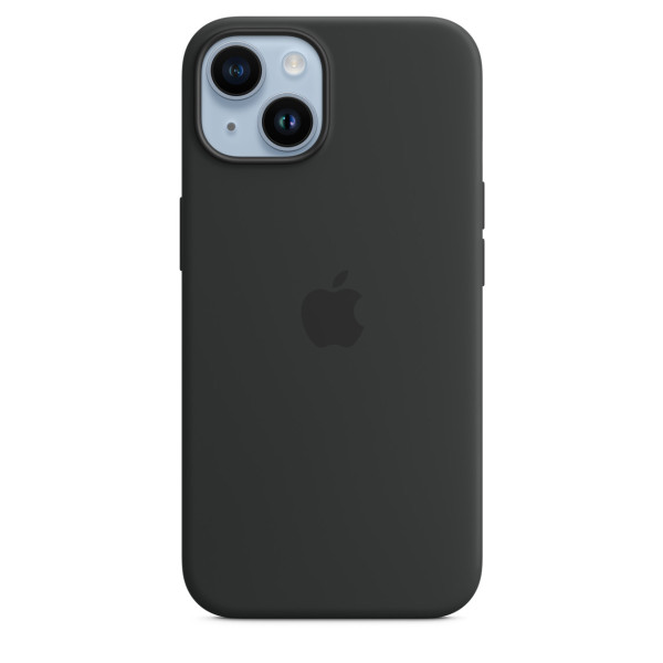 Чехол для iPhone 14 Apple Silicone Case with MagSafe (Midnight)