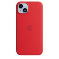 Чехол для iPhone 14 Apple Silicone Case with MagSafe (Red)
