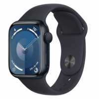 Apple Watch Series 9 GPS 41mm Midnight Aluminum Case w. Midnight Sport Band - M/L (MR8X3)