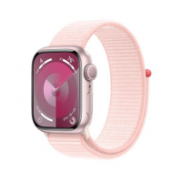 Apple Watch Series 9 GPS 41mm Pink Aluminum Case w. Light Pink S. Loop (MR953)