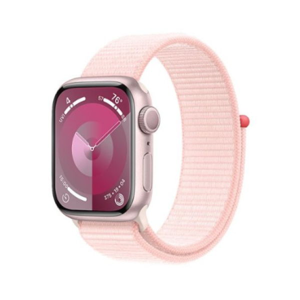 Apple Watch Series 9 GPS 41mm Pink Aluminum Case w. Light Pink S. Loop (MR953) - фото Apple Watch Series 9 GPS 41mm Pink Aluminum Case w. Light Pink S. Loop (MR953)