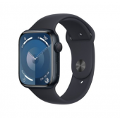Apple Watch Series 9 GPS 45mm Midnight Aluminum Case w. Midnight S. Band - M/L (MR9A3)