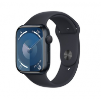 Apple Watch Series 9 GPS 45mm Midnight Aluminum Case w. Midnight S. Band - M/L (MR9A3)