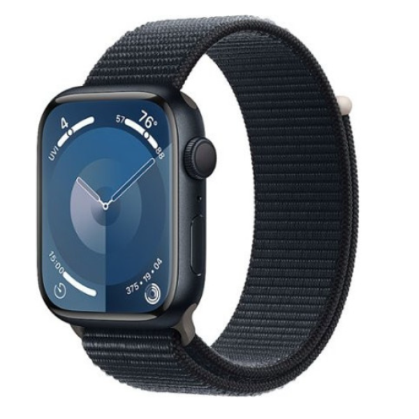 Apple Watch Series 9 GPS 45mm Midnight Aluminum Case w. Midnight S. Loop (MR9C3) - фото Apple Watch Series 9 GPS 45mm Midnight Aluminum Case w. Midnight S. Loop (MR9C3)