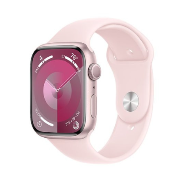 Apple Watch Series 9 GPS 45mm Pink Aluminum Case w. Light Pink S. Band - S/M (MR9G3) - фото Apple Watch Series 9 GPS 45mm Pink Aluminum Case w. Light Pink S. Band - S/M (MR9G3)