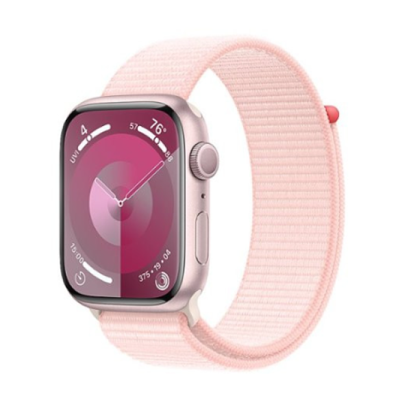 Apple Watch Series 9 GPS 45mm Pink Aluminum Case w. Light Pink S. Loop (MR9J3) - фото Apple Watch Series 9 GPS 45mm Pink Aluminum Case w. Light Pink S. Loop (MR9J3)