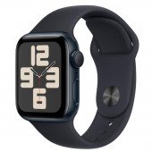 Apple Watch SE 2 GPS 40mm Midnight Aluminium Case with Midnight Sport Band S/M (MR9X3)