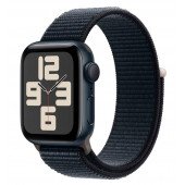 Apple Watch SE 2 GPS 40mm Midnight Aluminium Case with Midnight Sport Loop (MRE03)