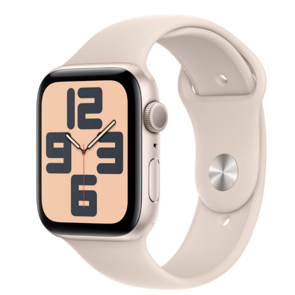 Apple Watch SE 2 GPS 44mm Starlight Aluminium Case with Starlight Sport Band M/L (MRE53) - фото Apple Watch SE 2 GPS 44mm Starlight Aluminium Case with Starlight Sport Band M/L (MRE53)