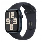 Apple Watch SE 2 GPS 44mm Midnight Aluminium Case with Midnight Sport Band S/M (MRE73)