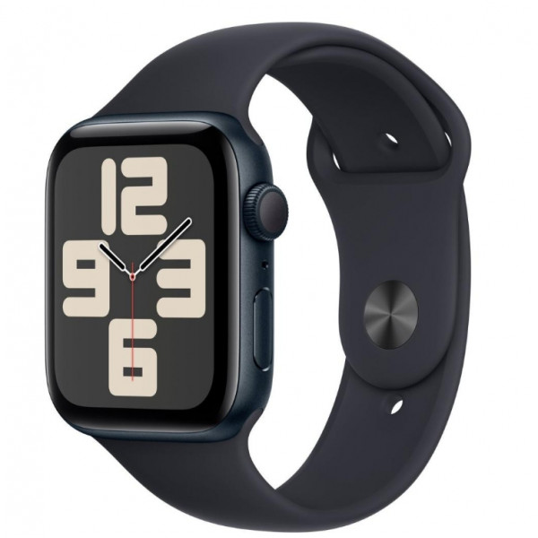 Apple Watch SE 2 GPS 44mm Midnight Aluminium Case with Midnight Sport Band M/L (MRE93)