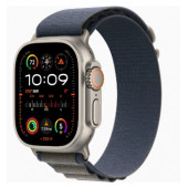 Watch Ultra 2 GPS + Cellular 49mm Titanium Case with Blue Alpine Loop - Medium (MREP3/MRFC3)