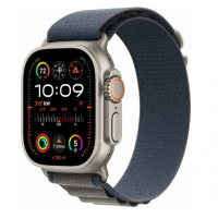 Watch Ultra 2 GPS + Cellular 49mm Titanium Case with Blue Alpine Loop - Large (MREQ3/MRFD3)