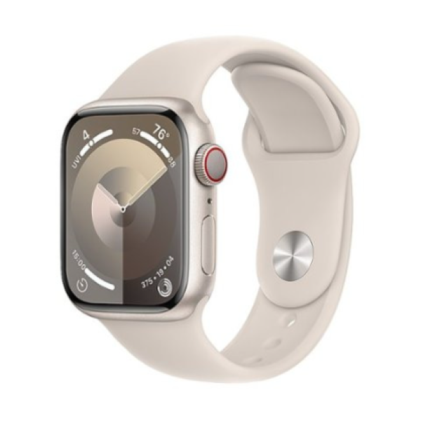 Apple Watch Series 9 GPS + Cellular 41mm Starlight Alu. Case w. Starlight Sport Band - S/M (MRHN3) - фото Apple Watch Series 9 GPS + Cellular 41mm Starlight Alu. Case w. Starlight Sport Band - S/M (MRHN3)