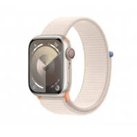 Apple Watch Series 9 GPS + Cellular 41mm Starlight Alu. Case w. Starlight S. Loop (MRHQ3)