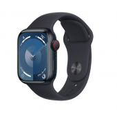 Apple Watch Series 9 GPS + Cellular 41mm Midnight Alu. Case w. Midnight Sport Band - S/M (MRHR3)