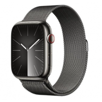 Apple Watch Series 9 GPS + Cellular 45mm Graphite S. Steel Case w. Graphite Milanese Loop (MRMX3)