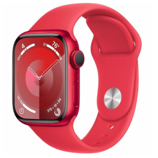 Apple Watch Series 9 GPS 45mm PRODUCT RED Alu. Case w. PRODUCT RED Sport Band - S/M (MRXJ3) - фото Apple Watch Series 9 GPS 45mm PRODUCT RED Alu. Case w. PRODUCT RED Sport Band - S/M (MRXJ3)