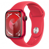 Apple Watch Series 9 GPS + Cellular 41mm PRODUCT RED Alu. Case w. PRODUCT RED Sport Band - M/L (MRY83)