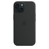 Чехол для iPhone 15 Apple Silicone Case with MagSafe (Black)