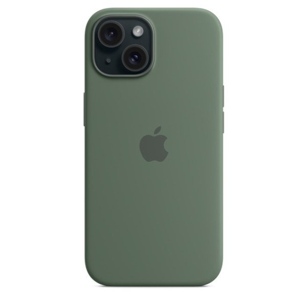 Чехол для iPhone 15 Apple Silicone Case with MagSafe (Cypress) - фото Чехол для iPhone 15 Apple Silicone Case with MagSafe (Cypress)