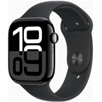 Apple Watch Series 10 GPS 46mm Jet Black Alu. Case w. Black Sport Band - XL (MWX13+MXM53)