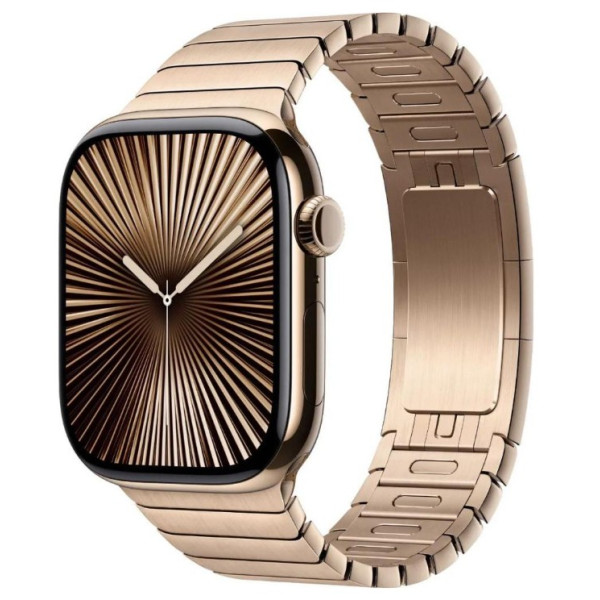 Apple Watch Series 10 GPS + Cellular 46mm Gold Titanium Case w. Gold Link Bracelet (MX183+MXMH3) - фото Apple Watch Series 10 GPS + Cellular 46mm Gold Titanium Case w. Gold Link Bracelet (MX183+MXMH3)