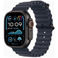 Apple Watch Ultra 2 GPS + Cellular 49mm Black Titanium Case w. Black Ocean Band (MX4P3)