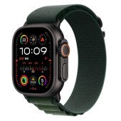 Apple Watch Ultra 2 GPS + Cellular 49mm Black Titan. Case w. Dark Green Alpine Loop - Medium (MX4R3)