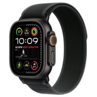 Apple Watch Ultra 2 GPS + Cellular 49mm Black Titan. Case w. Black Trail Loop - M/L (MX4V3)