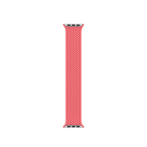 Ремінець-браслет для Apple Watch 38mm/40mm Braided Solo Loop (Pink Punch) S